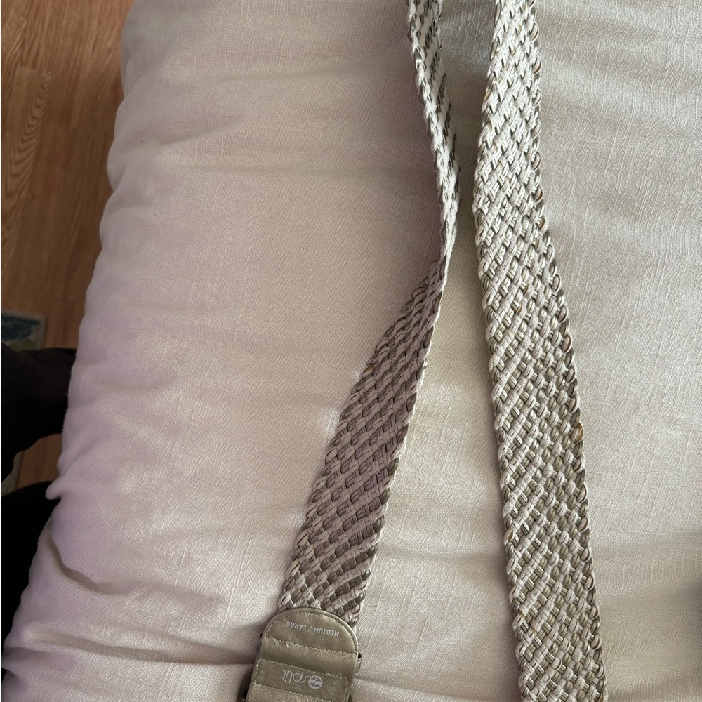 Braided Beige Belt